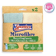 SPONTEX Recycled Fibre Microfiber Cloth 2 Pcs - Cloth