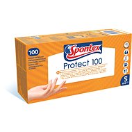 SPONTEX Protect vel. S, 100 ks - Gumové rukavice