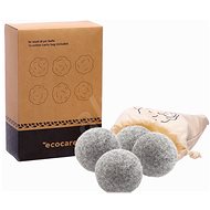 ECOCARE Wool Dryer Balls Grey 6 pcs