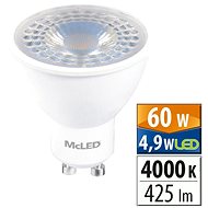 McLED LED GU10, 4,9W, 4000K, 425lm - LED žárovka