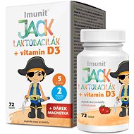 JACK LAKTOBACILÁK Imunit+vit.D3 tbl.72 - Doplněk stravy