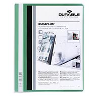 DURABLE A4, plastový, s kapsou, zelený - Desky na dokumenty