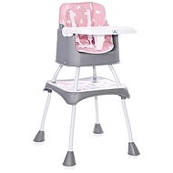Lorelli Jídelní židlička 3v1 Trick Pink Bears - Jídelní židlička