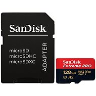 Paměťová karta SanDisk MicroSDXC 128GB Extreme Pro + SD adaptér - Paměťová karta