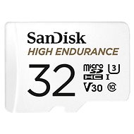 SanDisk MicroSDHC 32GB High Endurance Video U3 V30 + SD adaptér - Paměťová karta