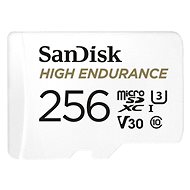 SanDisk MicroSDXC 256GB High Endurance Video U3 V30 + SD adaptér