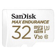 SanDisk MicroSDHC 32GB Max Endurance + SD adaptér - Paměťová karta