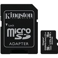 Paměťová karta Kingston MicroSDHC 16GB Canvas Select Plus + SD adaptér