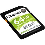 Paměťová karta Kingston SDXC 64GB Canvas Select Plus