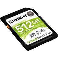 Paměťová karta Kingston SDXC 512GB Canvas Select Plus