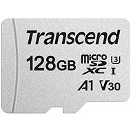 Transcend microSDXC 300S 128GB + SD adaptér - Paměťová karta