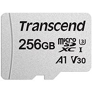 Transcend microSDXC 300S 256GB + SD adaptér - Paměťová karta