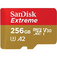 SanDisk microSDXC 256GB Extreme + Rescue PRO Deluxe + SD adapter