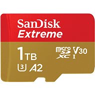 SanDisk microSDXC 1TB Extreme + Rescue PRO Deluxe + SD adaptér - Paměťová karta