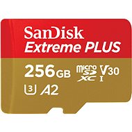 Paměťová karta SanDisk microSDXC 256GB Extreme PLUS + Rescue PRO Deluxe + SD adaptér