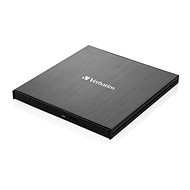 VERBATIM CD/DVD Slimline USB-C, černá