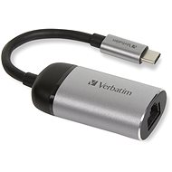 Redukce VERBATIM USB-C TO GIGABIT ETHERNET ADAPTER, 10 cm