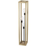 Stojací lampa KAGO 3xE27/60W/230V matný dub - Stojací lampa