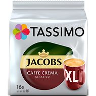 TASSIMO kapsle Jacobs Café Crema XL 16 nápojů