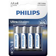 Philips LR6E4B 4ks v balení - Jednorázová baterie
