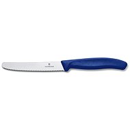 Victorinox nůž na rajčata s vlnkovaným ostřím 11 cm modrý - Kuchyňský nůž