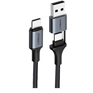 Datový kabel Eloop Orsen S8 Type-C to USB-C + USB-A Cable 100W 1.5m Black