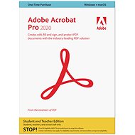Kancelářský software Adobe Acrobat Pro Student&Teacher, Win/Mac, EN (BOX)