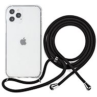 Epico Nake String Case iPhone 12/12 Pro bílá transparentní/černá - Kryt na mobil