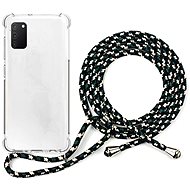 Epico Nake String Case Samsung Galaxy A41 - bílá transparentní / černo-bílá - Kryt na mobil
