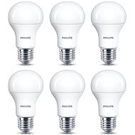 Philips LED 13-100W, E27, 2700K, matná, set 6ks - LED žárovka