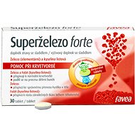 Favea Superželezo forte 30 tablet - Železo