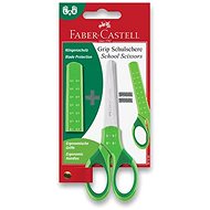 FABER-CASTELL Grip 13 cm zelené - Dětské nůžky