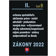 Zákony II časť B 2022 - Občianske právo, notári, advokáti, prokurátori - Kniha
