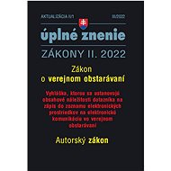 Aktualizácia II/1 2022 - Verejné obstarávanie