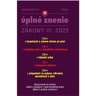 Aktualizácia III/2 2022 – BOZP, Inšpekcia práce, Nelegálne zamestnávanie - Kniha