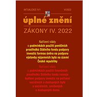 Aktualizace IV/1 2022: o podmínkách použití peněžních prostředků Státního fondu podpory investic - Kniha