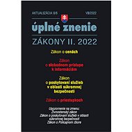Aktualizácia II/6 2022 – Sloboda informácií, Zákon o cenách - Kniha