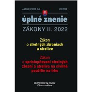Aktualizácia II/7 2022 – Strelné zbrane a strelivo - Kniha