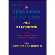 Aktualizácia V/6 2022 – štátna služba, informačné technológie verejnej správy - Kniha