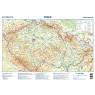 Česko Příruční mapa: reliéf a povrch/administrativní mapa - Kniha