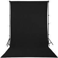 Fomei textilní pozadí 3 × 6 m černé - Fotopozadí