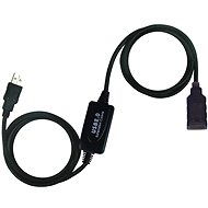 Datový kabel PremiumCord USB 2.0 repeater 10m prodlužovací - Datový kabel