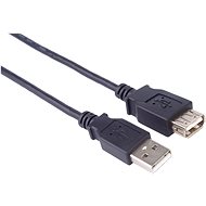 Datový kabel PremiumCord USB 2.0 prodlužovací 0.5m černý