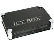 Externí box IcyBox - IB-550U-B-BL, pro 5.25" zařízení, černý (black), USB2.0, hliníkový, napájecí zd - Externí box