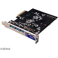 AKASA PCIe karta 2xUSB 3.2 Gen 2 Type-C a 3xType-A / AK-PCCU3-09 - Příslušenství