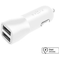 FIXED Smart Rapid Charge 15W s 2xUSB výstupem bílá - Nabíječka do auta