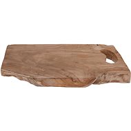 H&L Rustic wooden cutting board with handle, teak - Chopping Board