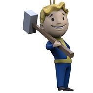 Fallout Vault Boy 3D - Melee - klíčenka - Klíčenka