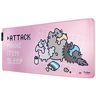 Pusheen - gaming table mat with LED lighting - Gaming Mouse Pad