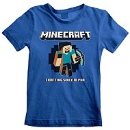 Tričko Minecraft - Crafting Since Alpha - dětské tričko